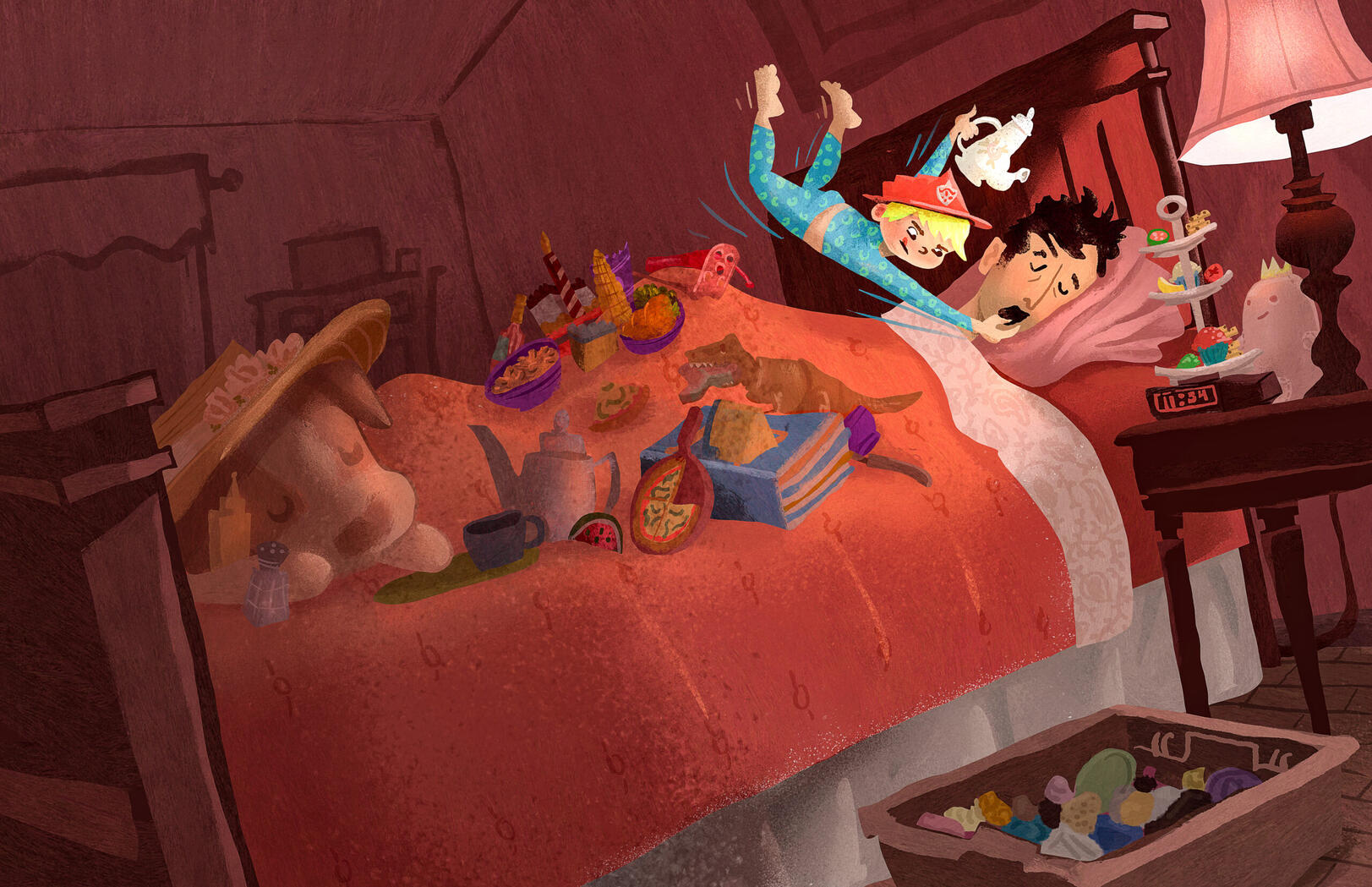 Sleeping tea party Sleeping tea party