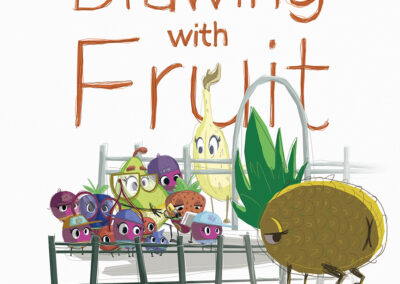 "Drawing with Fruit" Illustration